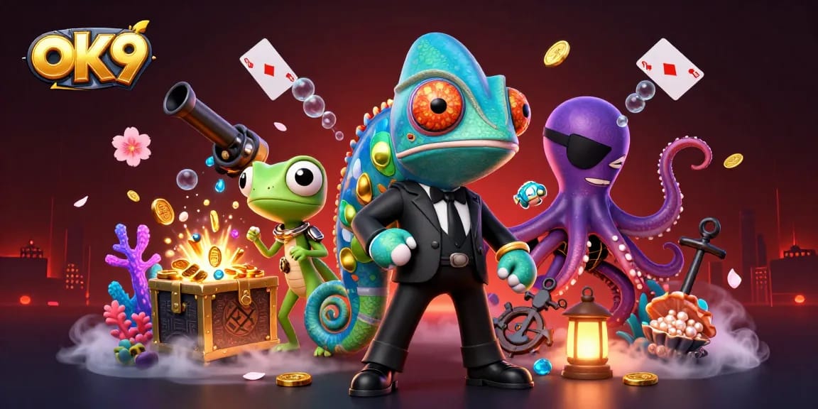 Spin the reels at ok9 for thrilling jackpots with vibrant casino elements and lively characters.
