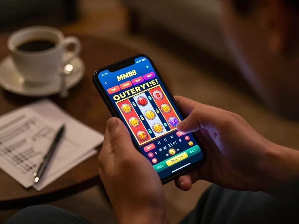 Experience engaging gameplay on the MM88 app while spinning colorful slots for big wins