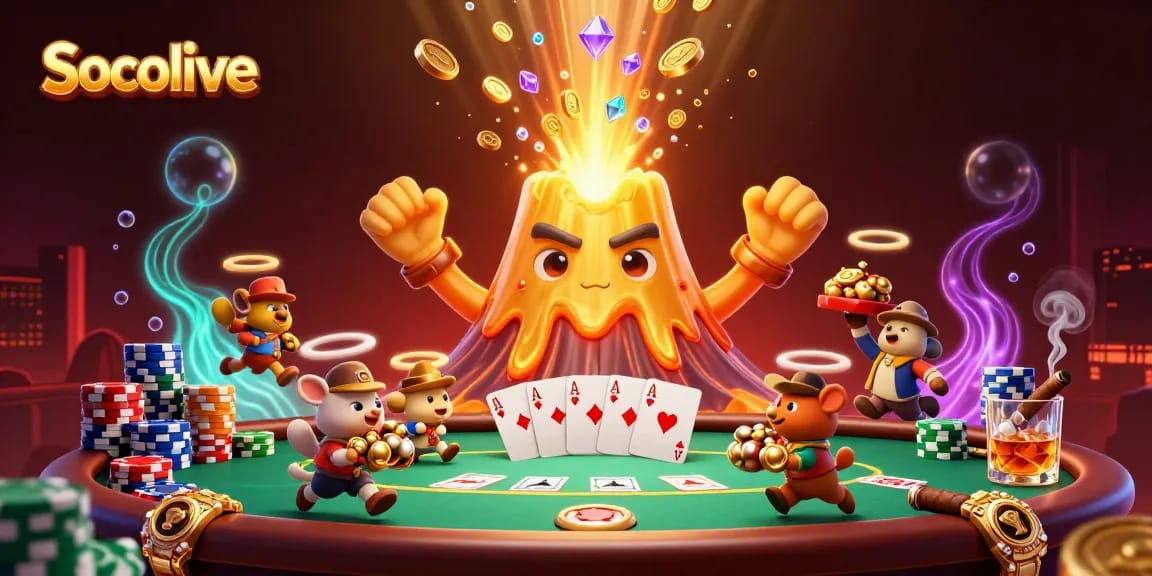 Socolive brings thrilling poker adventures to life with vibrant visuals and rich gaming elements.