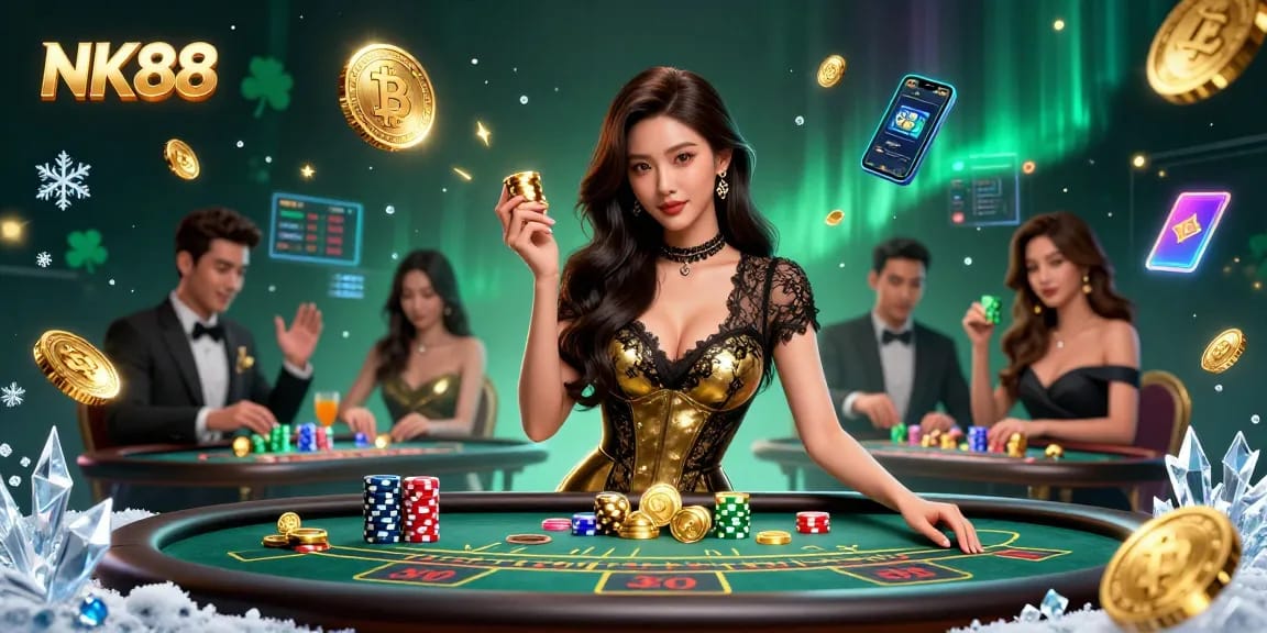 Experience thrilling wins at NK88 with high-value chips and exclusive baccarat gameplay.