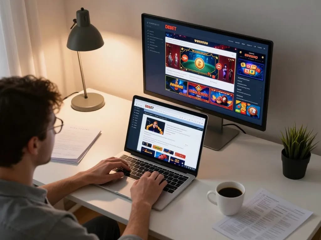Experience strategic gameplay at https://debet.talk/ with engaging online casino options in a cozy setting.