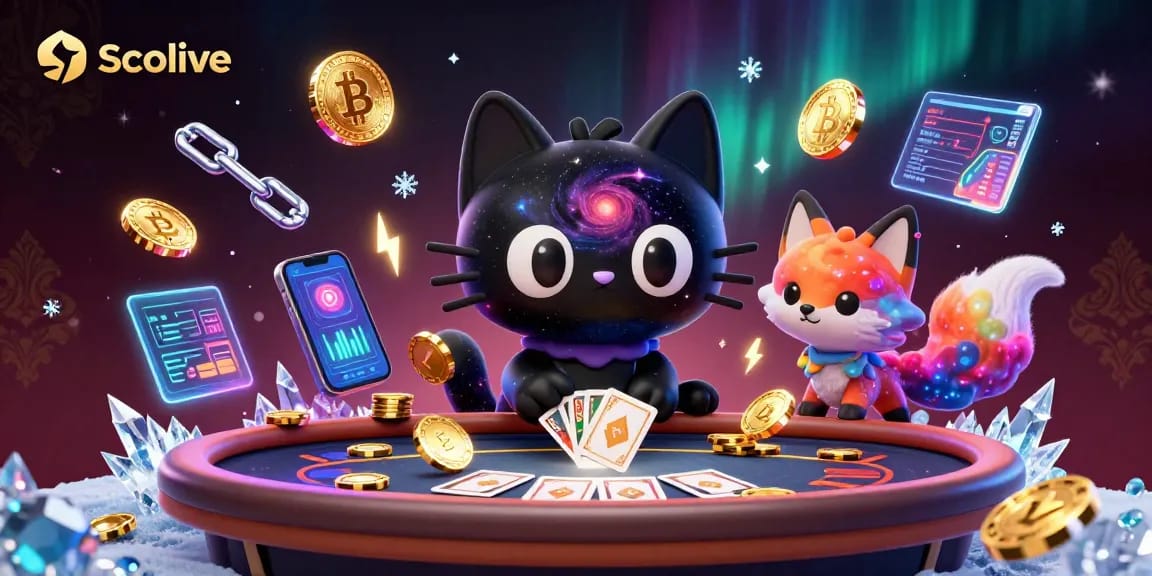 Socolive attracts players with cosmic themes and cryptocurrency elements in a vibrant casino illustration.