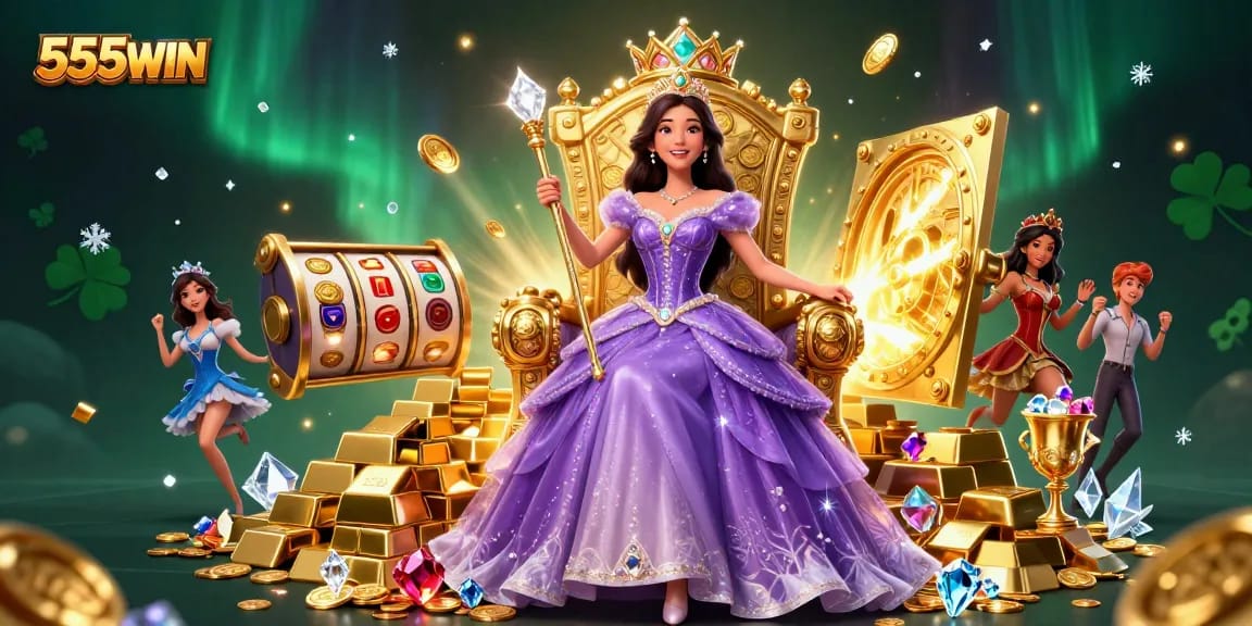 Engage in vibrant slots play at 555WIN while enjoying an extravagant gambling scene.