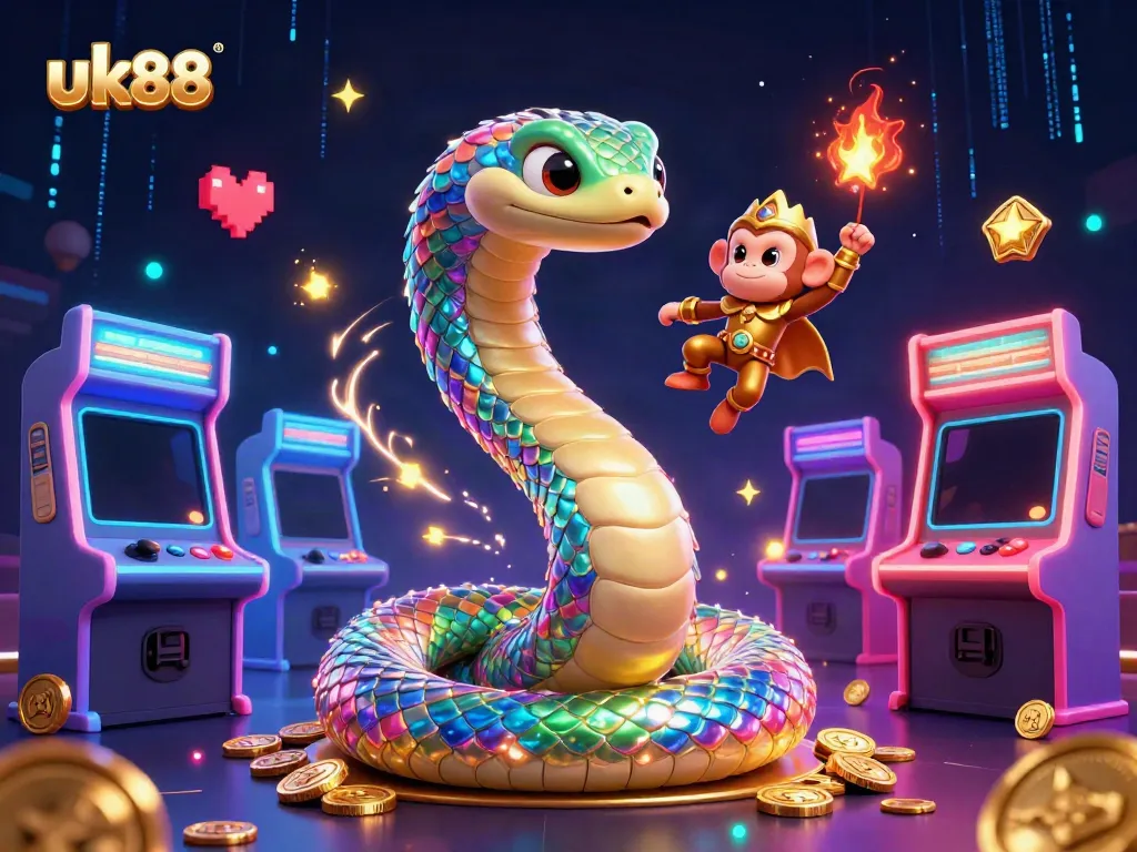 Experience the joys of winning at uk88 with vibrant colors and dynamic 3D casino elements.