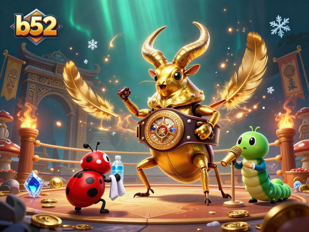 Join the thrilling action at b52 casino with a boxing beetle showdown and dynamic betting elements.