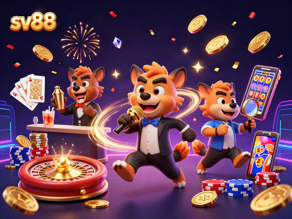 Engage in thrilling gameplay at sv88, where hyenas bring comedy to the casino with vibrant lights and rich rewards.