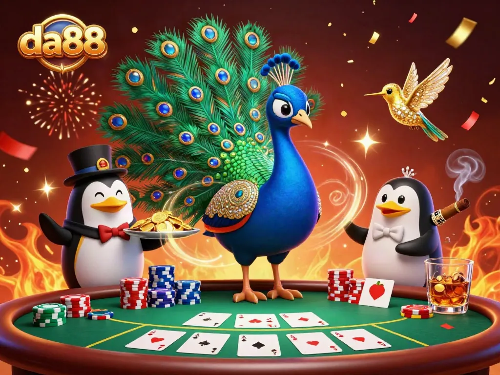 Engage in thrilling da88 poker games with magnificent visuals and vibrant 3D characters.