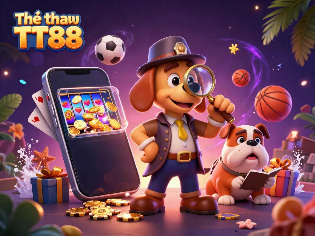 Engage in strategic betting with Thể thao TT88 showcasing a dynamic detective scene.