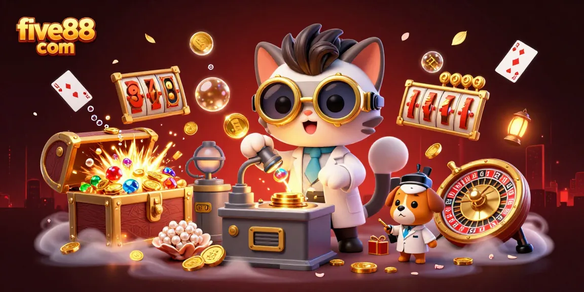 Experience thrilling wins on five88 com with vibrant gold coin explosions and exciting slot game elements.