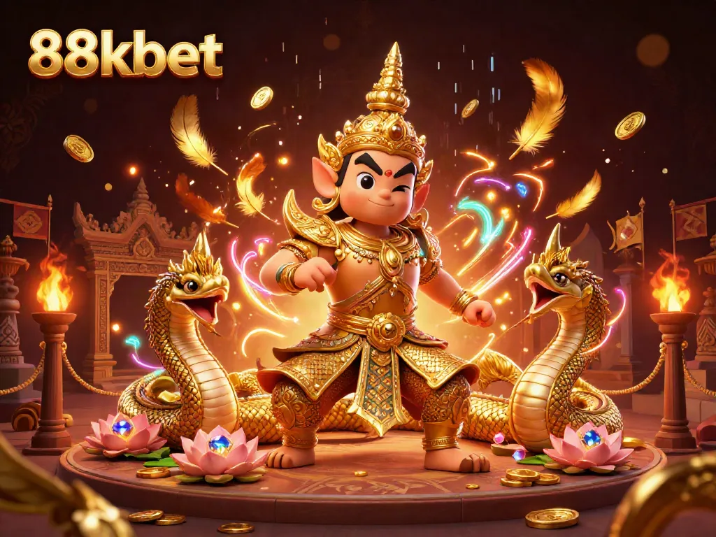 Engage with the lively 88kbet casino experience featuring unique characters and dynamic gaming elements.