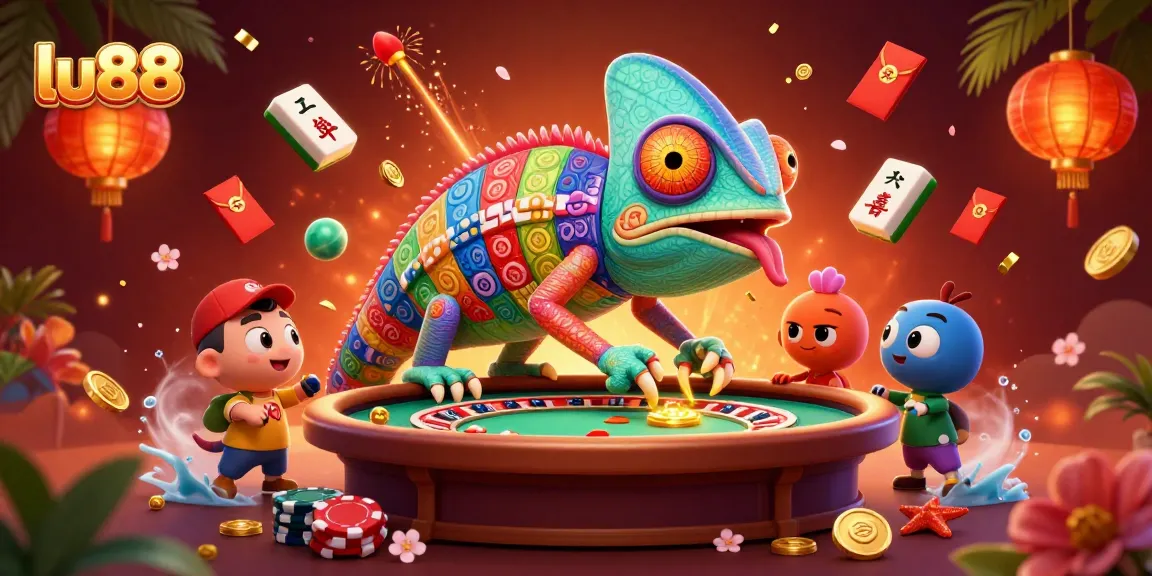 Experience thrilling gameplay at lu88 with vibrant chameleon and dynamic casino elements.
