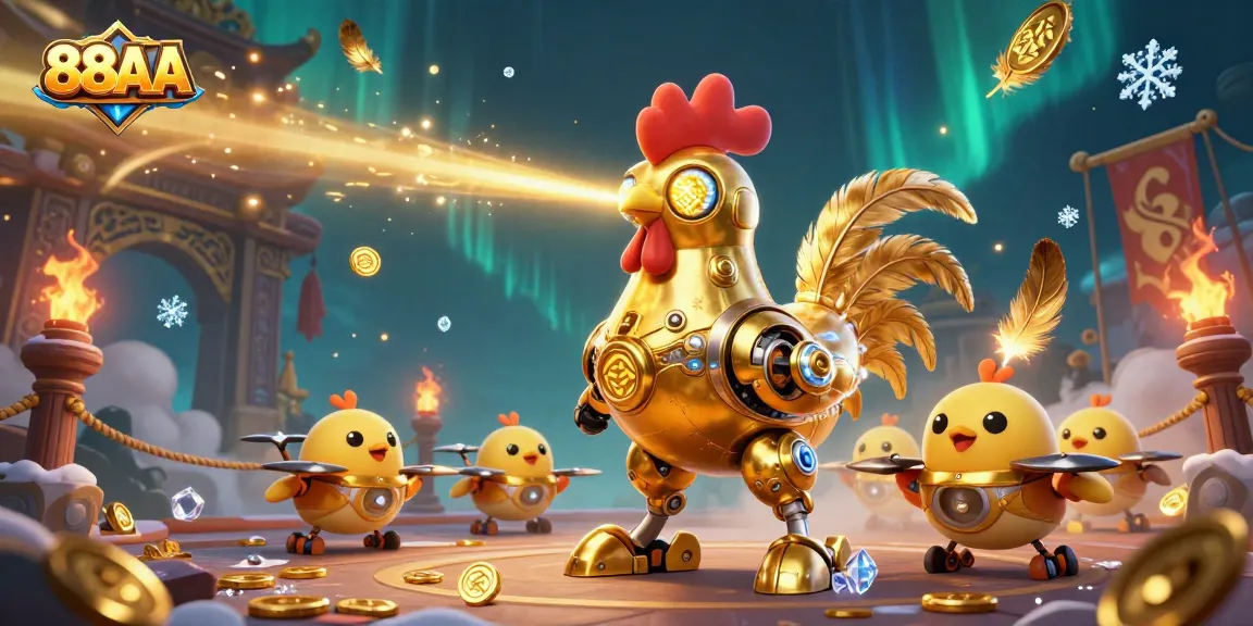 Engage in thrilling gameplay with 88AA at a vibrant online casino featuring unique 3D characters and dynamic elements.