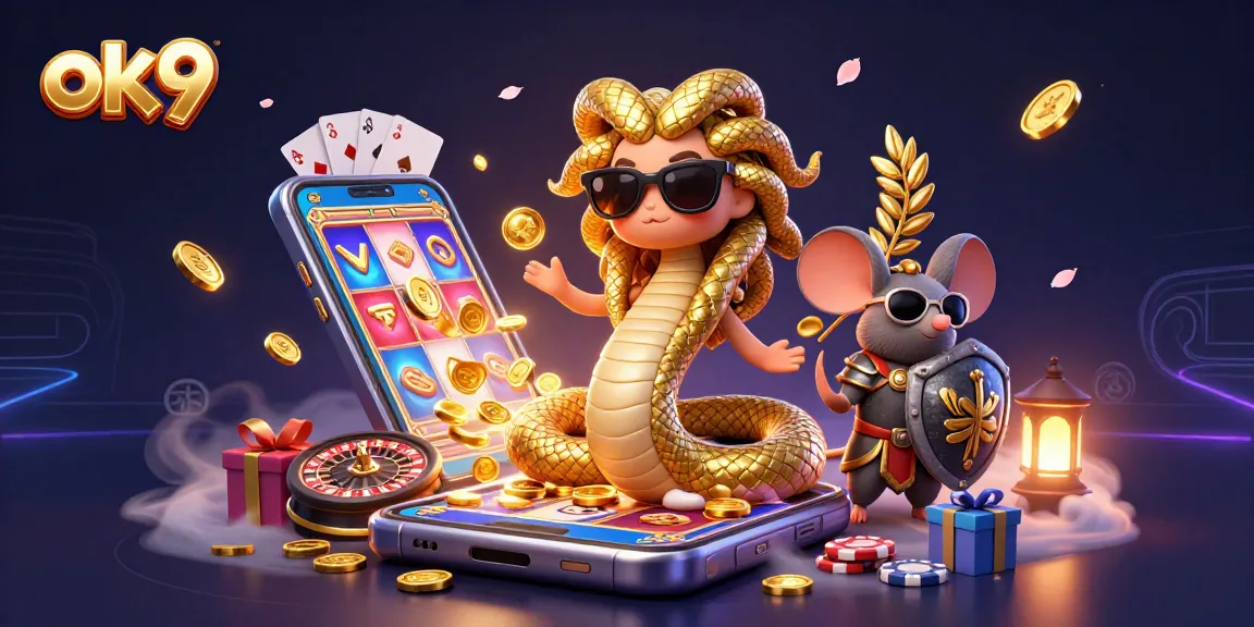 Engage with ok9's exciting slot games featuring vibrant elements and thrilling visuals.
